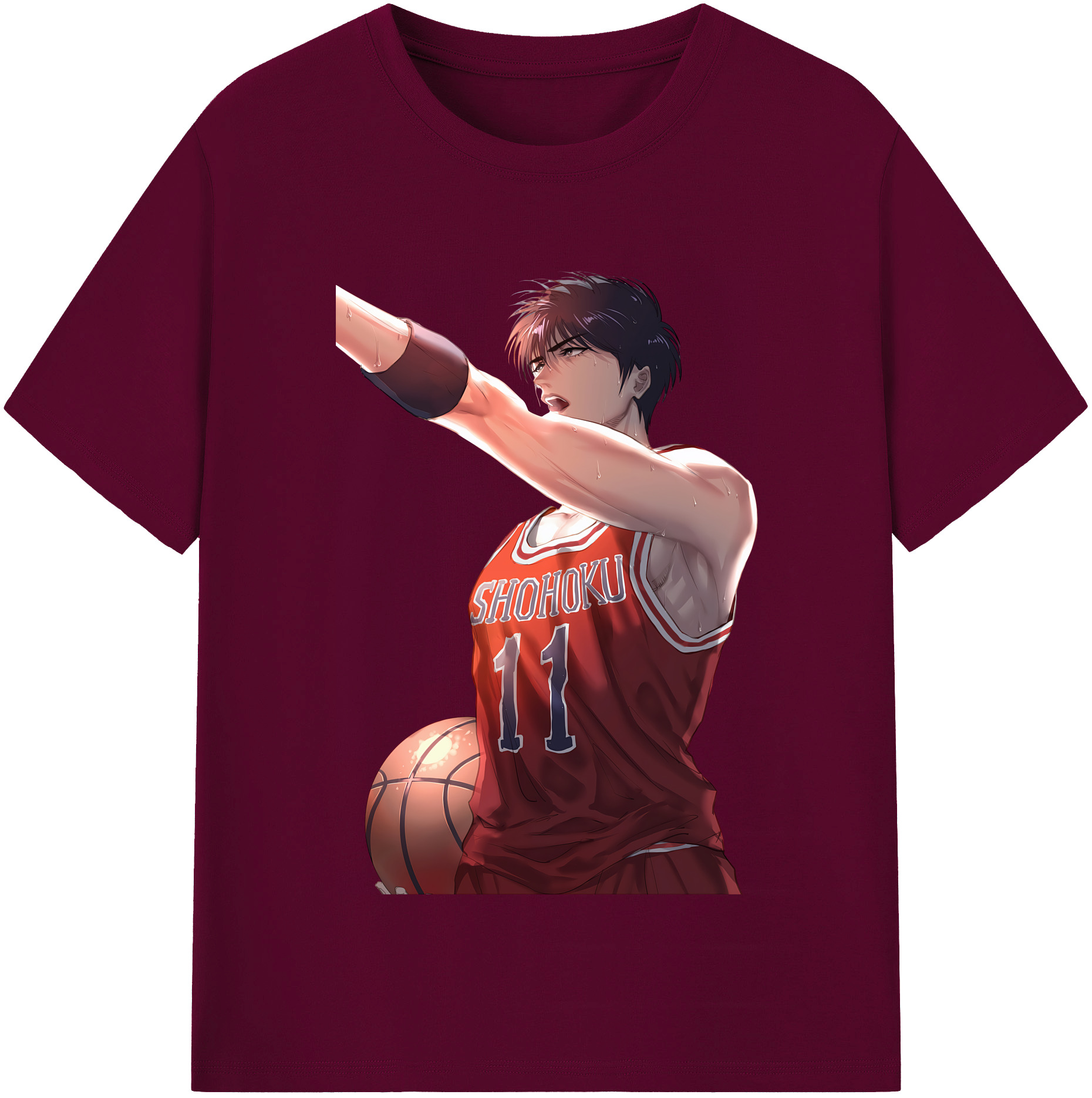 （画像用） SLAM DUNK／スラムダンク レディースカジュアルプリントTシャツ（綿100％）